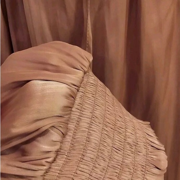 Rachel Zoe Pink Blouse with Tie Front and Long Sleeves - Picture 6 of 7